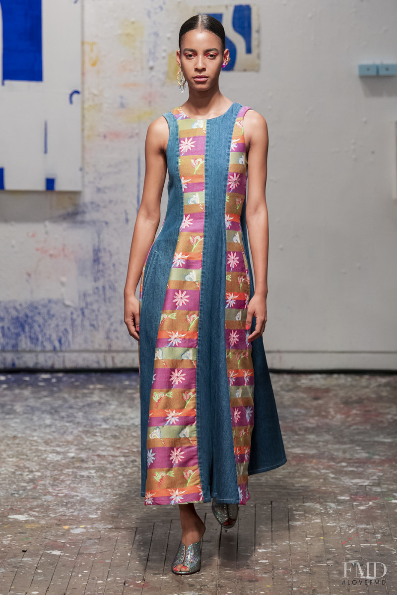 Amelia Rami featured in  the Jonathan Cohen fashion show for Spring/Summer 2020