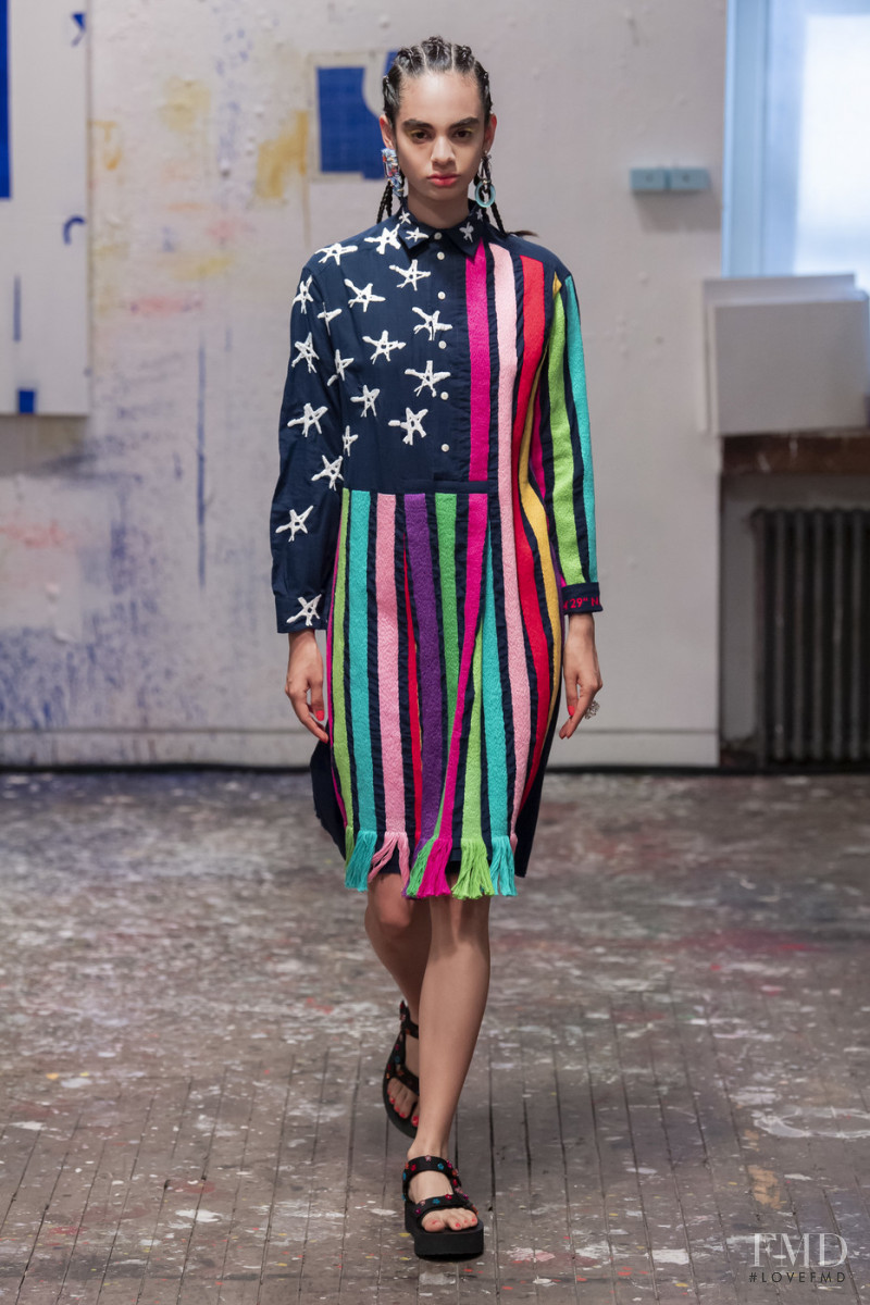 Isis Jimenez featured in  the Jonathan Cohen fashion show for Spring/Summer 2020