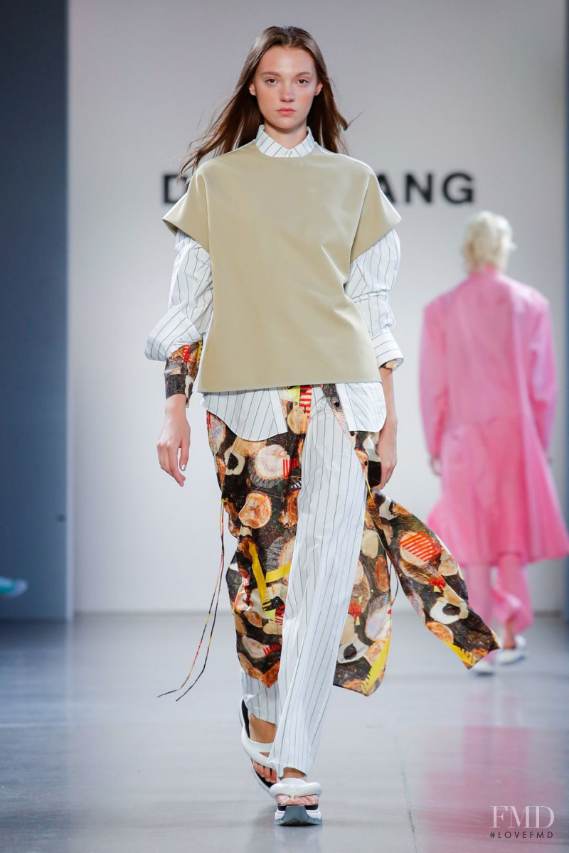 Liz Bakro featured in  the Damo Wang fashion show for Spring/Summer 2020