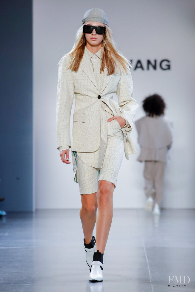 Morgan Fletchall featured in  the Damo Wang fashion show for Spring/Summer 2020