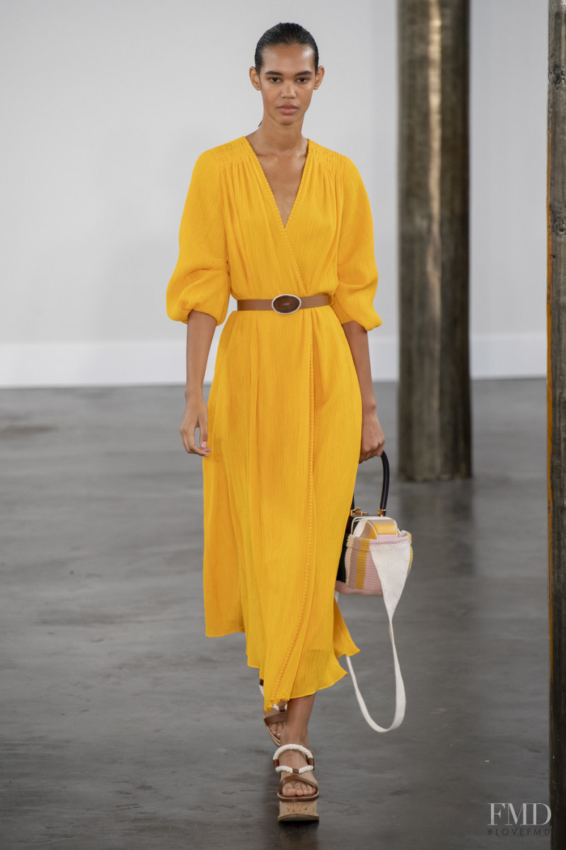Jordan Daniels featured in  the Gabriela Hearst fashion show for Spring/Summer 2020