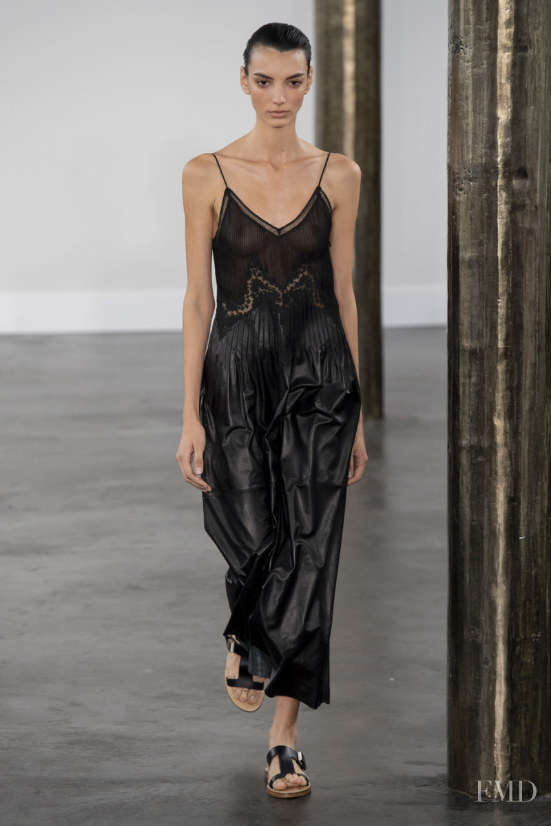 Cynthia Arrebola featured in  the Gabriela Hearst fashion show for Spring/Summer 2020