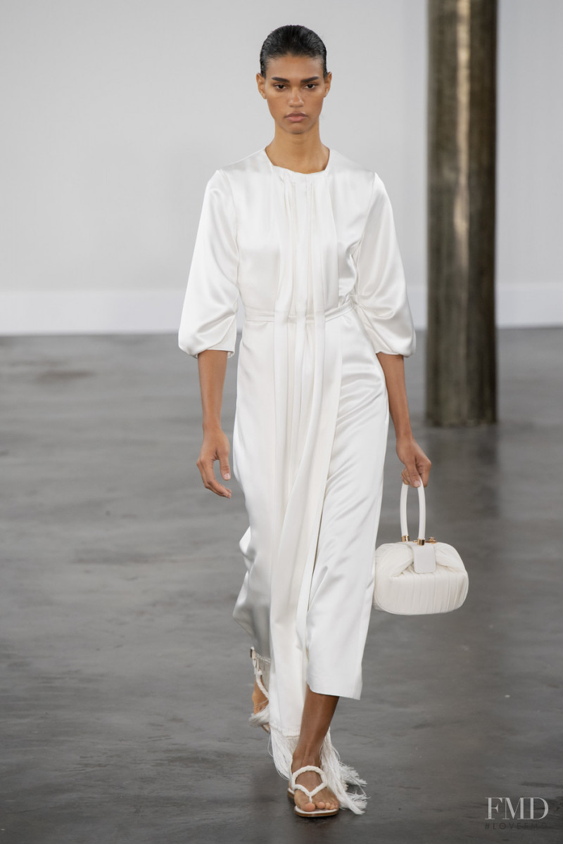 Barbara Valente featured in  the Gabriela Hearst fashion show for Spring/Summer 2020