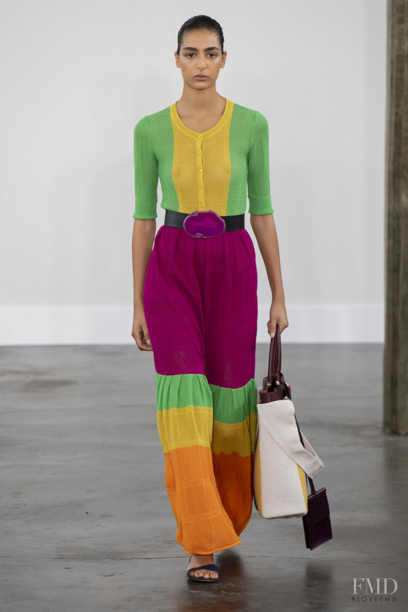 Nora Attal featured in  the Gabriela Hearst fashion show for Spring/Summer 2020