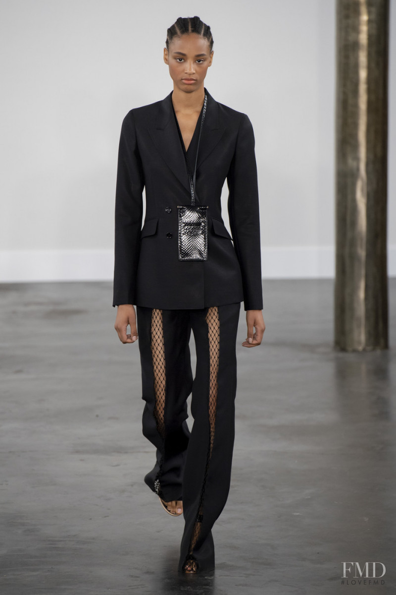 Janaye Furman featured in  the Gabriela Hearst fashion show for Spring/Summer 2020