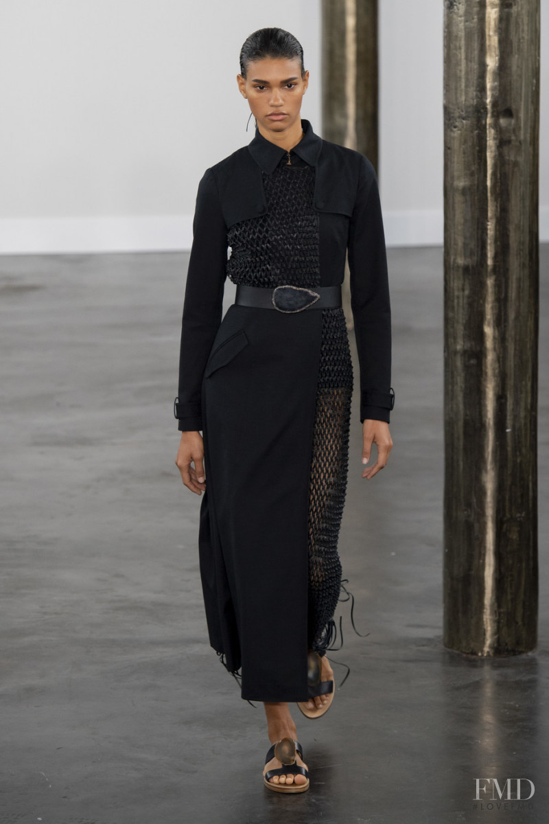 Barbara Valente featured in  the Gabriela Hearst fashion show for Spring/Summer 2020