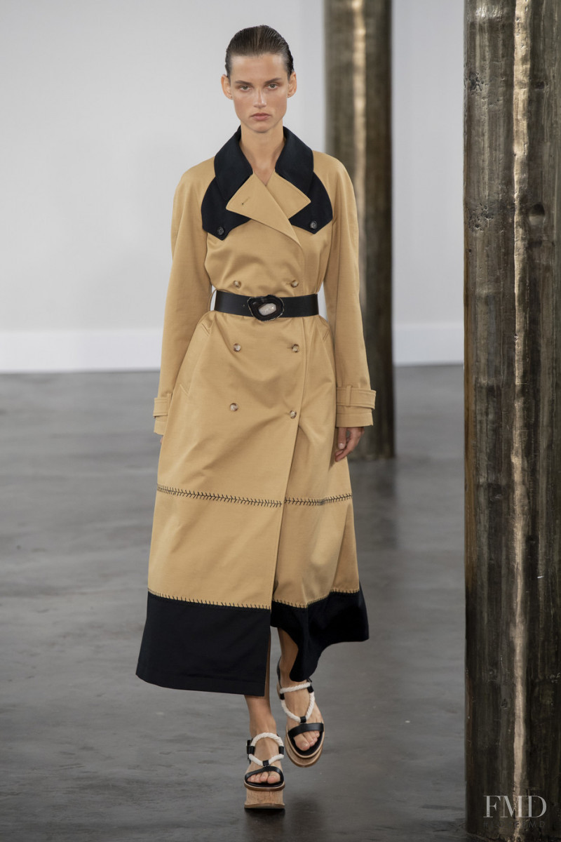 Giedre Dukauskaite featured in  the Gabriela Hearst fashion show for Spring/Summer 2020