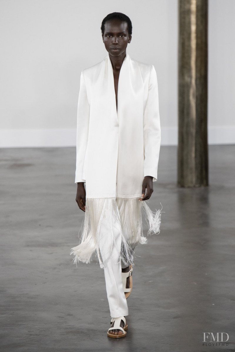 Ajok Madel featured in  the Gabriela Hearst fashion show for Spring/Summer 2020