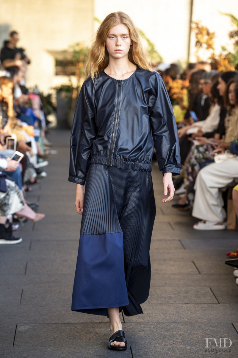 Julia Price featured in  the Zero + Maria Cornejo fashion show for Spring/Summer 2020