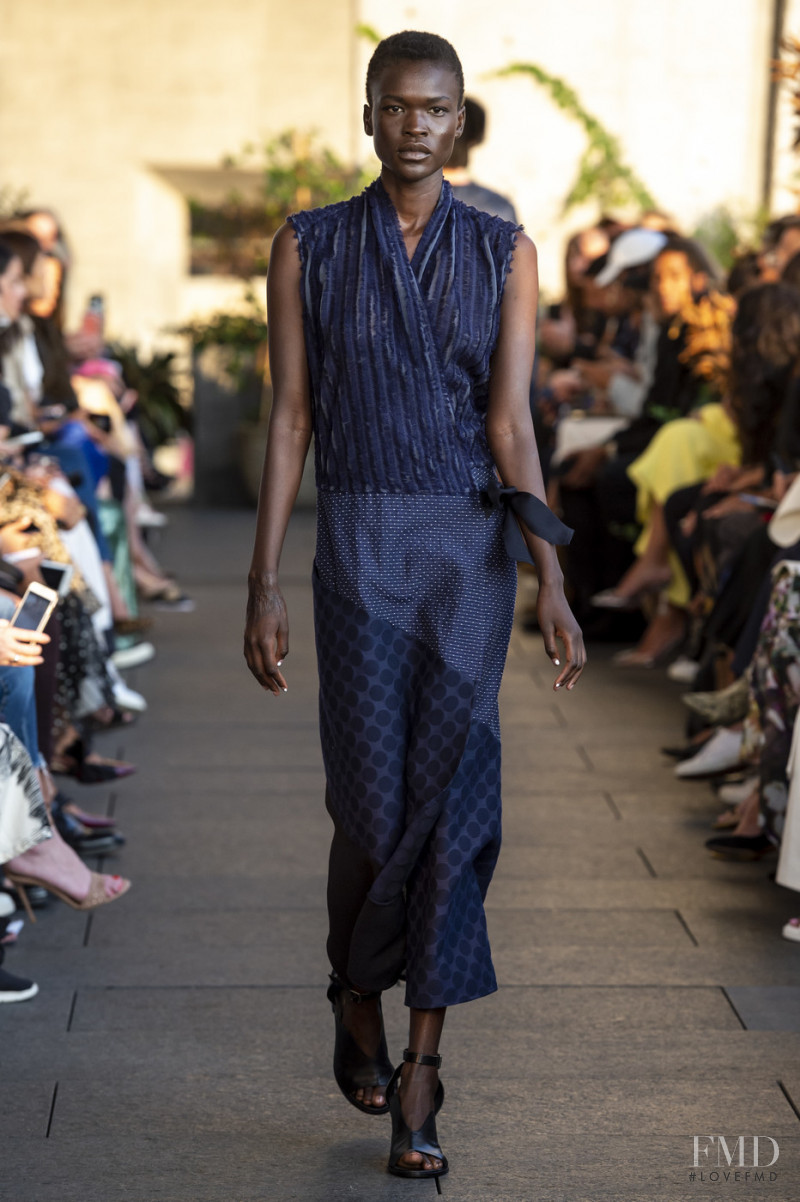 Awar Mou featured in  the Zero + Maria Cornejo fashion show for Spring/Summer 2020