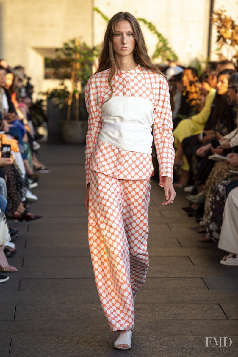Jay Wright featured in  the Zero + Maria Cornejo fashion show for Spring/Summer 2020