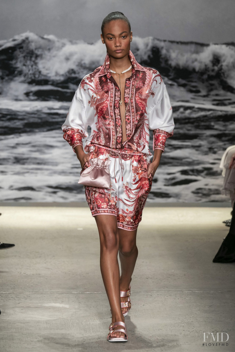 Ange-Marie Moutambou featured in  the Zimmermann fashion show for Spring/Summer 2020