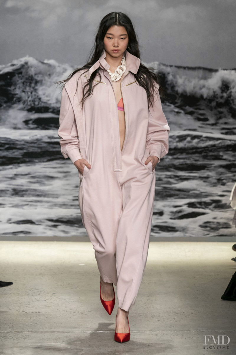 Yoon Young Bae featured in  the Zimmermann fashion show for Spring/Summer 2020