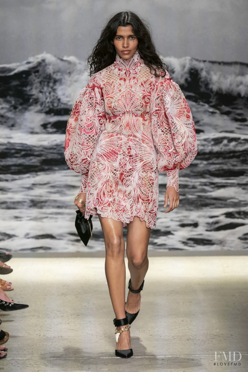 Pooja Mor featured in  the Zimmermann fashion show for Spring/Summer 2020