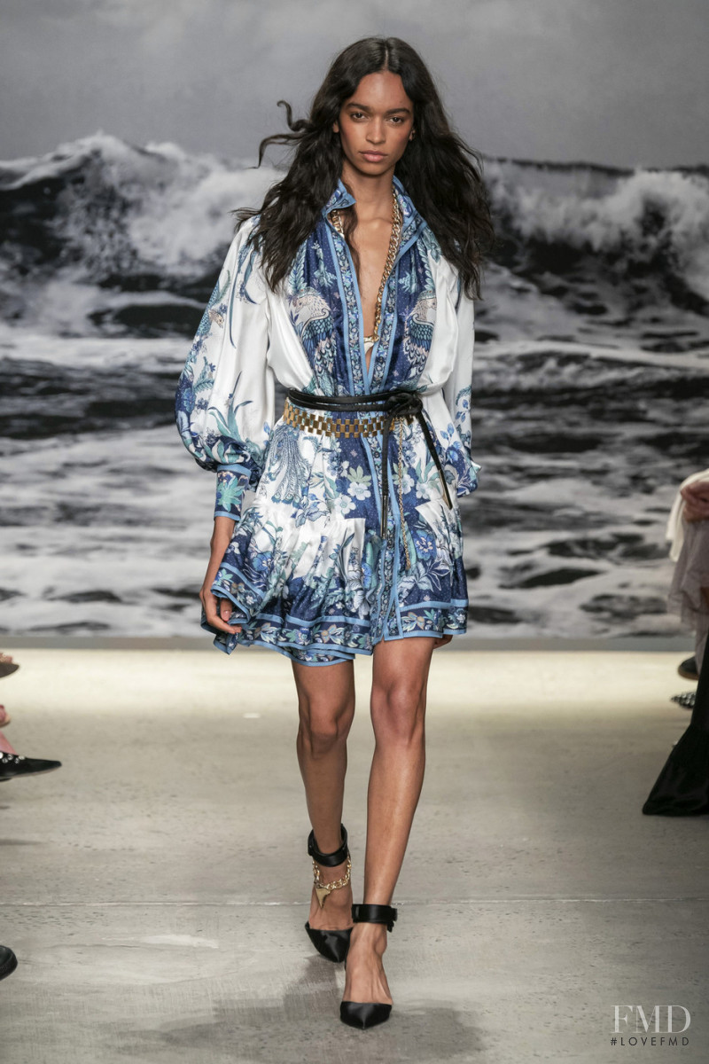 Franci Santos featured in  the Zimmermann fashion show for Spring/Summer 2020