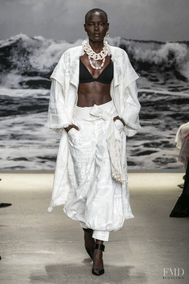 Grace Bol featured in  the Zimmermann fashion show for Spring/Summer 2020