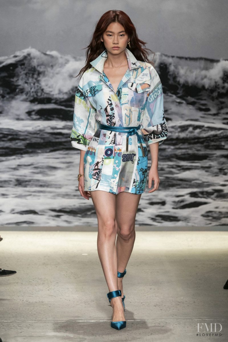 HoYeon Jung featured in  the Zimmermann fashion show for Spring/Summer 2020