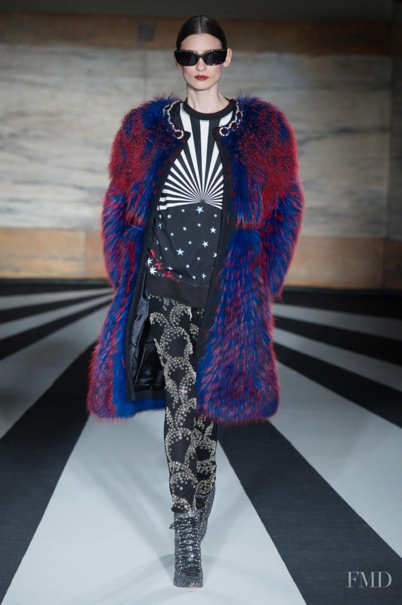 Carolina Thaler featured in  the Matthew Williamson fashion show for Autumn/Winter 2014