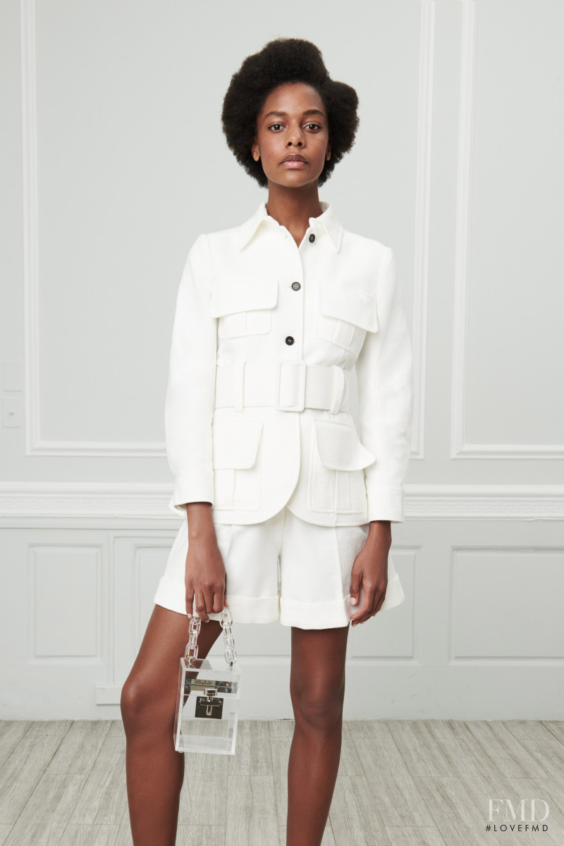 Karly Loyce featured in  the Oscar de la Renta lookbook for Resort 2019