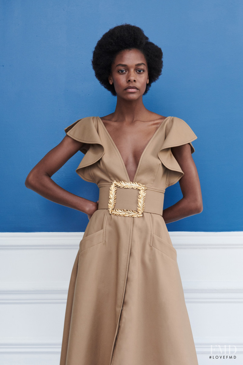 Karly Loyce featured in  the Oscar de la Renta lookbook for Resort 2019