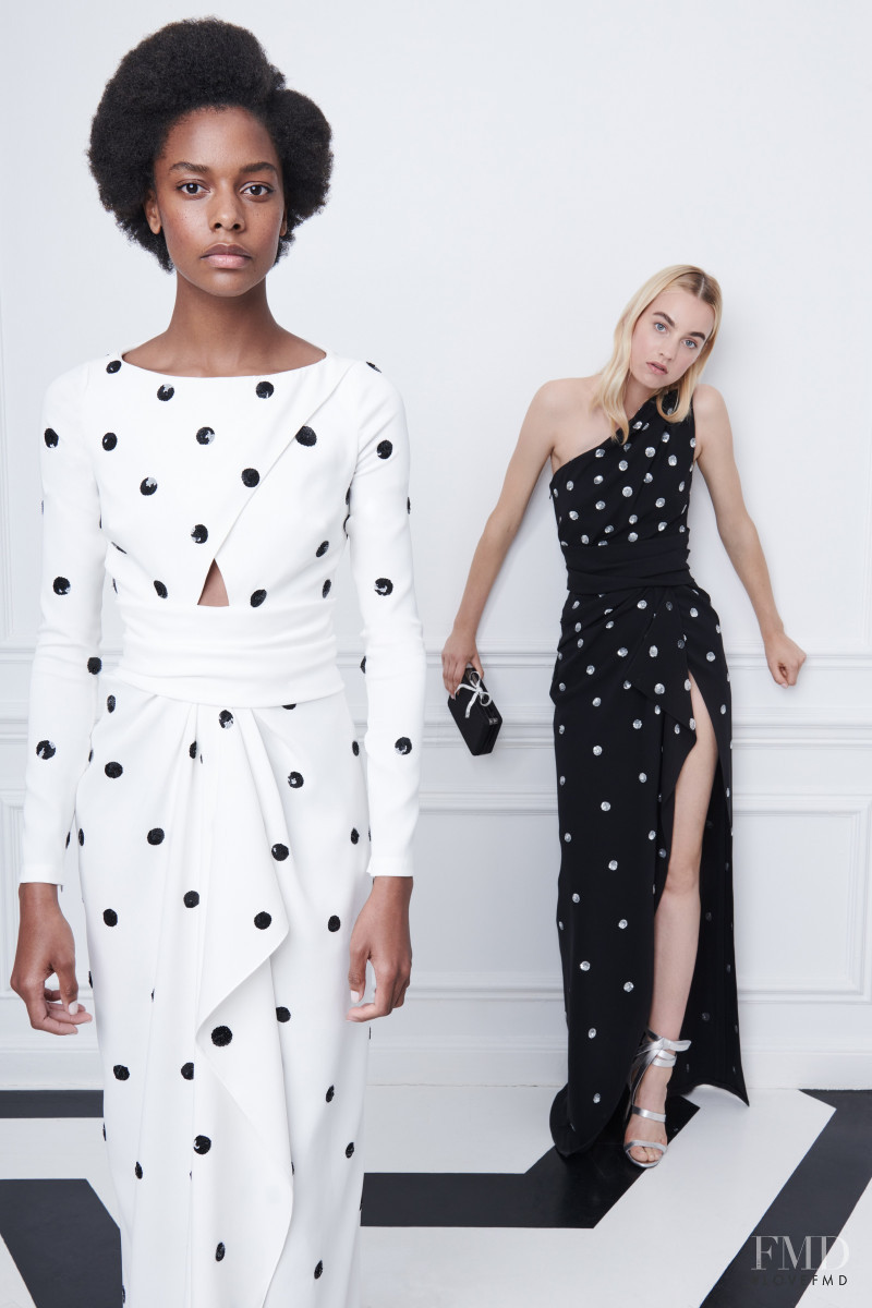 Karly Loyce featured in  the Oscar de la Renta lookbook for Resort 2019