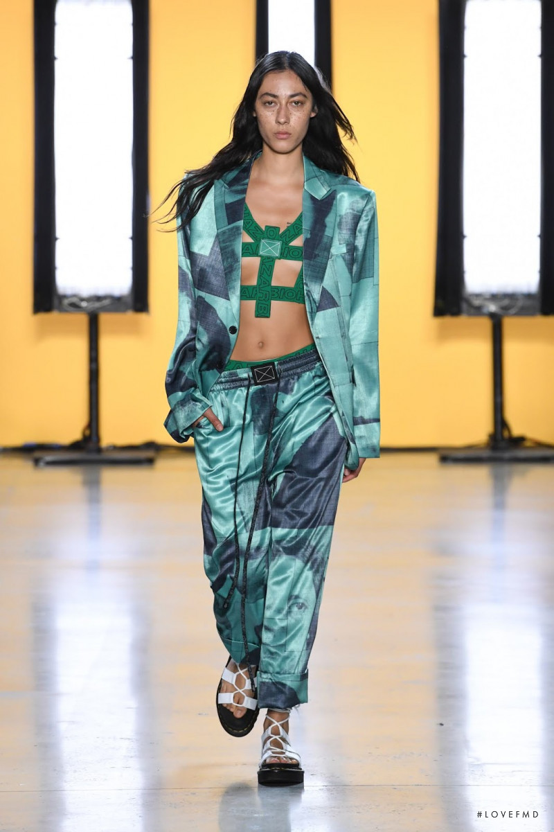 Gaia Orgeas featured in  the Dirty Pineapple fashion show for Spring/Summer 2020