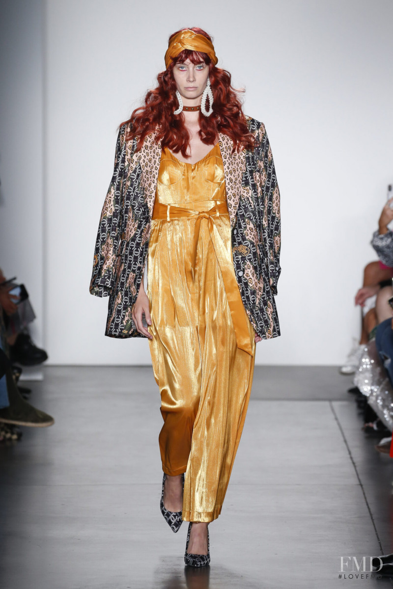 Caroline Hinton featured in  the Laurence & Chico fashion show for Spring/Summer 2020