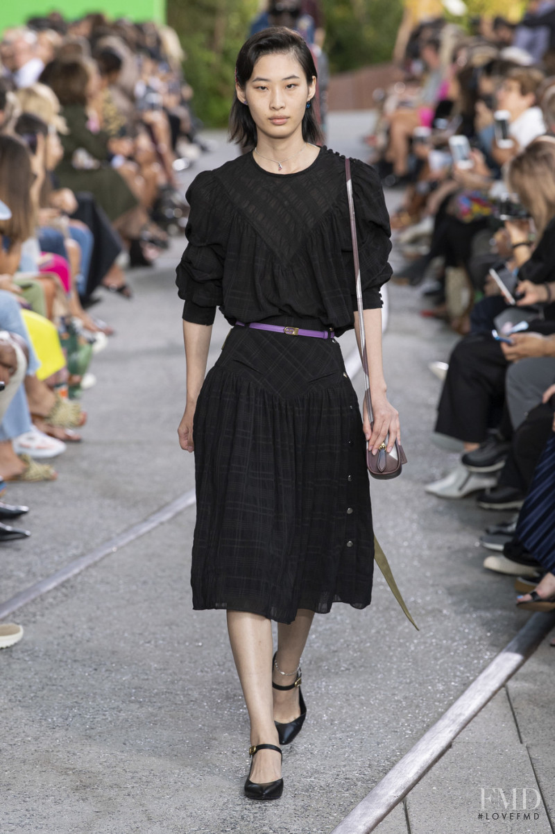 He Jing featured in  the Coach 1941 fashion show for Spring/Summer 2020