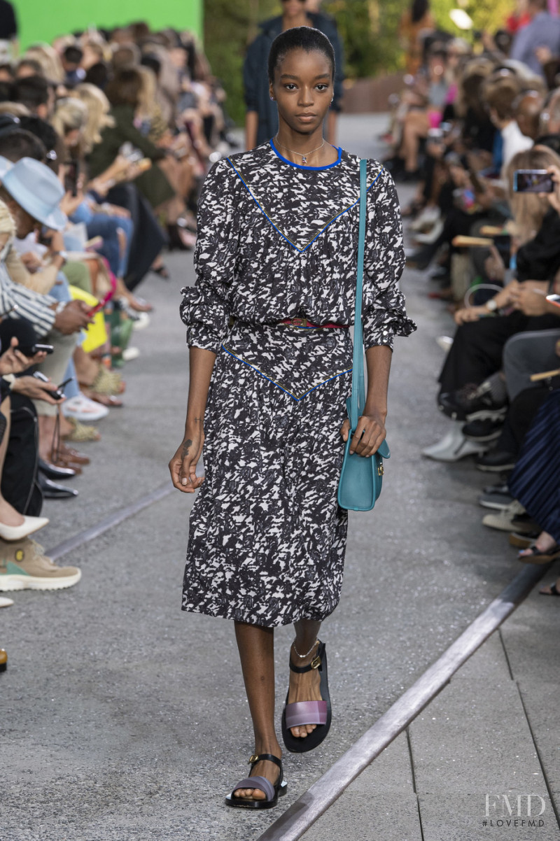 Kyla Ramsey featured in  the Coach 1941 fashion show for Spring/Summer 2020