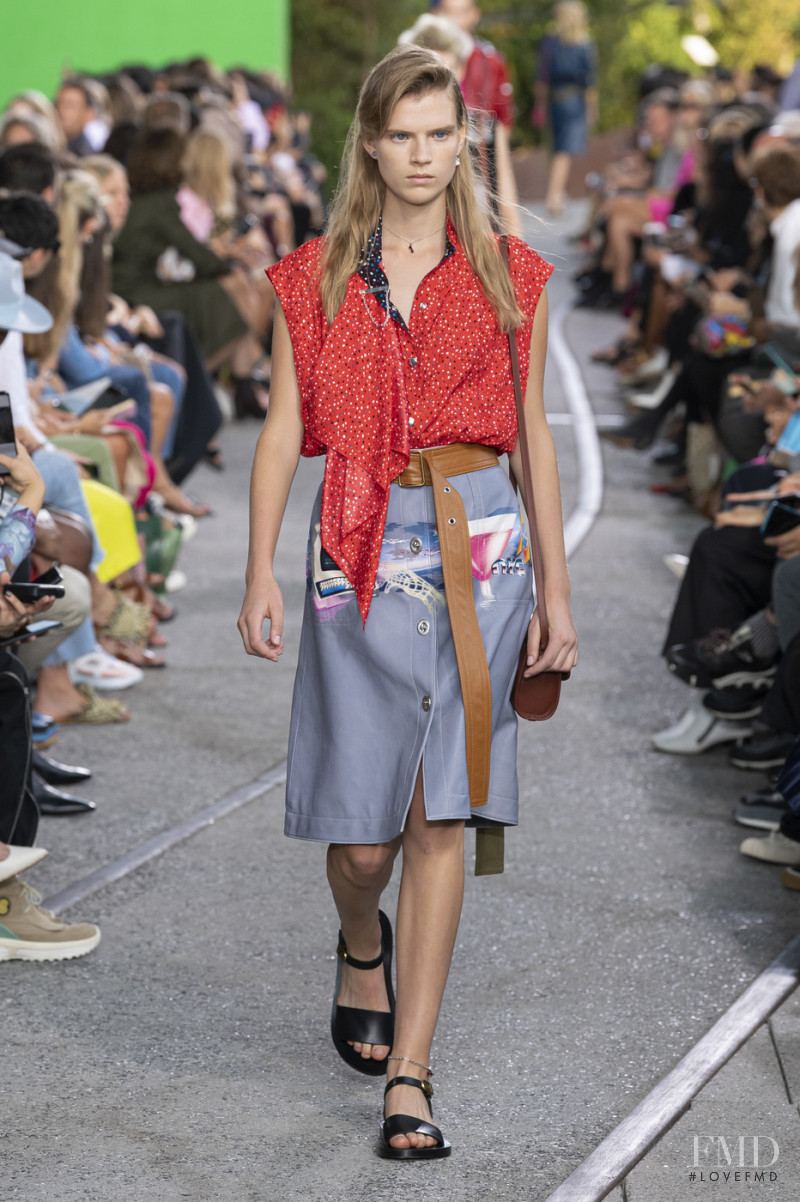 Sara Eirud featured in  the Coach 1941 fashion show for Spring/Summer 2020