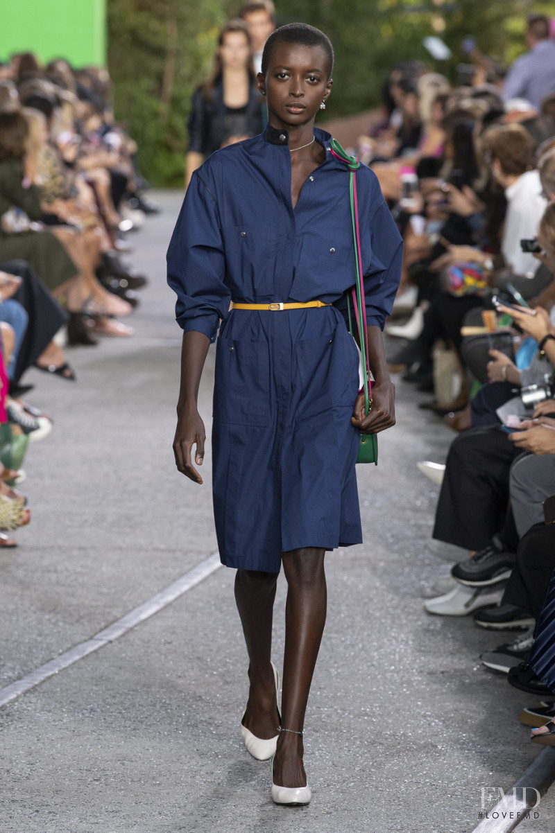 Amira Pinheiro featured in  the Coach 1941 fashion show for Spring/Summer 2020