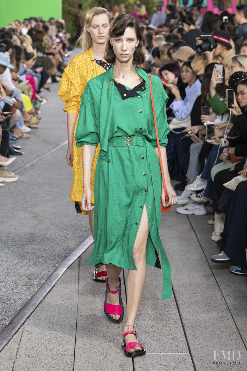 Sasha Knysh featured in  the Coach 1941 fashion show for Spring/Summer 2020