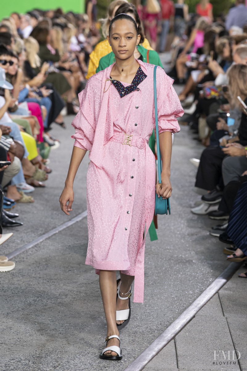 Selena Forrest featured in  the Coach 1941 fashion show for Spring/Summer 2020