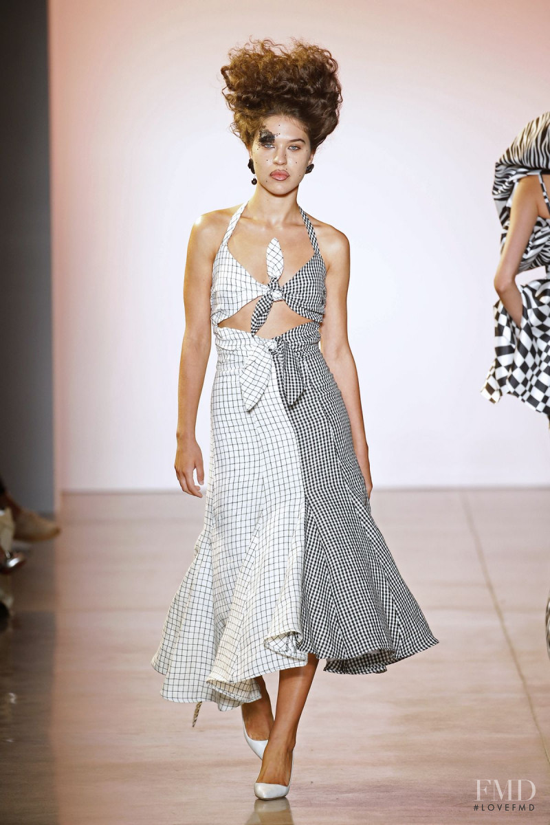 Lua Beaulieu featured in  the Christopher John Rogers fashion show for Spring/Summer 2020