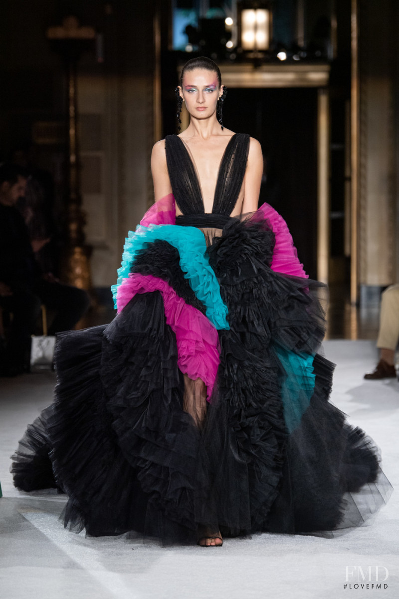 Daniela Aciu featured in  the Christian Siriano fashion show for Spring/Summer 2020