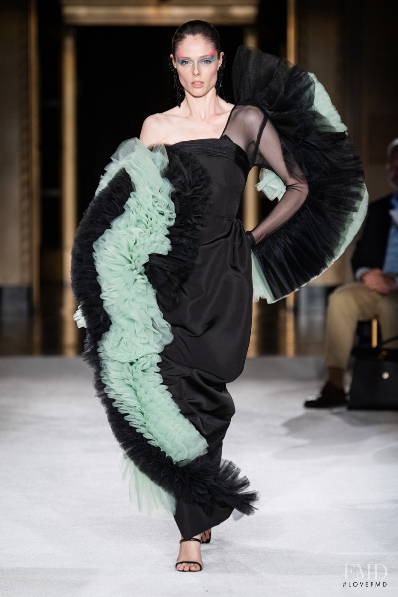 Coco Rocha featured in  the Christian Siriano fashion show for Spring/Summer 2020