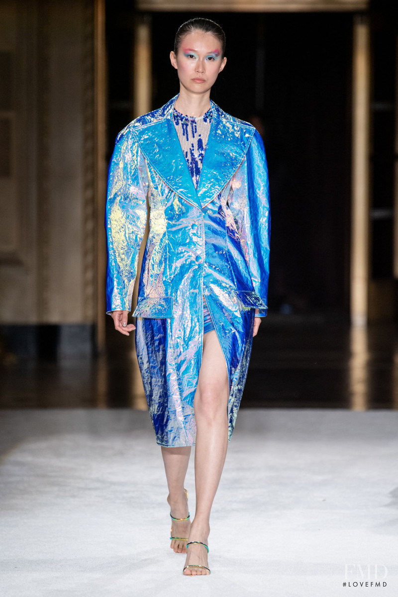 Xi Chen featured in  the Christian Siriano fashion show for Spring/Summer 2020