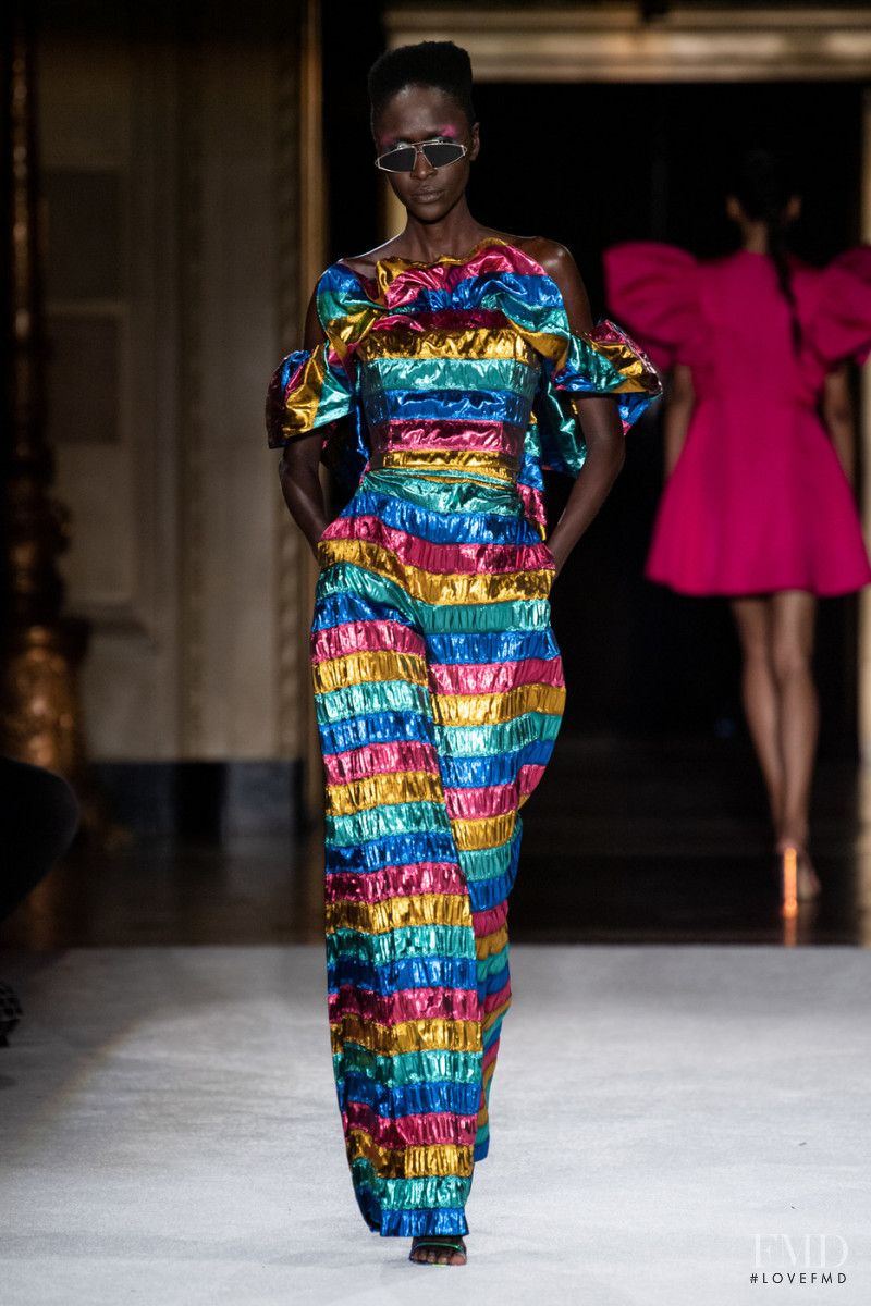 Ya Jagne featured in  the Christian Siriano fashion show for Spring/Summer 2020