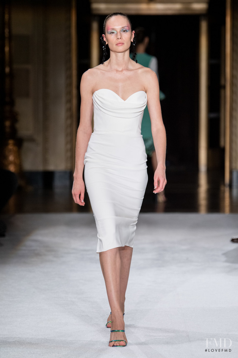 Anastasia Khodkina featured in  the Christian Siriano fashion show for Spring/Summer 2020