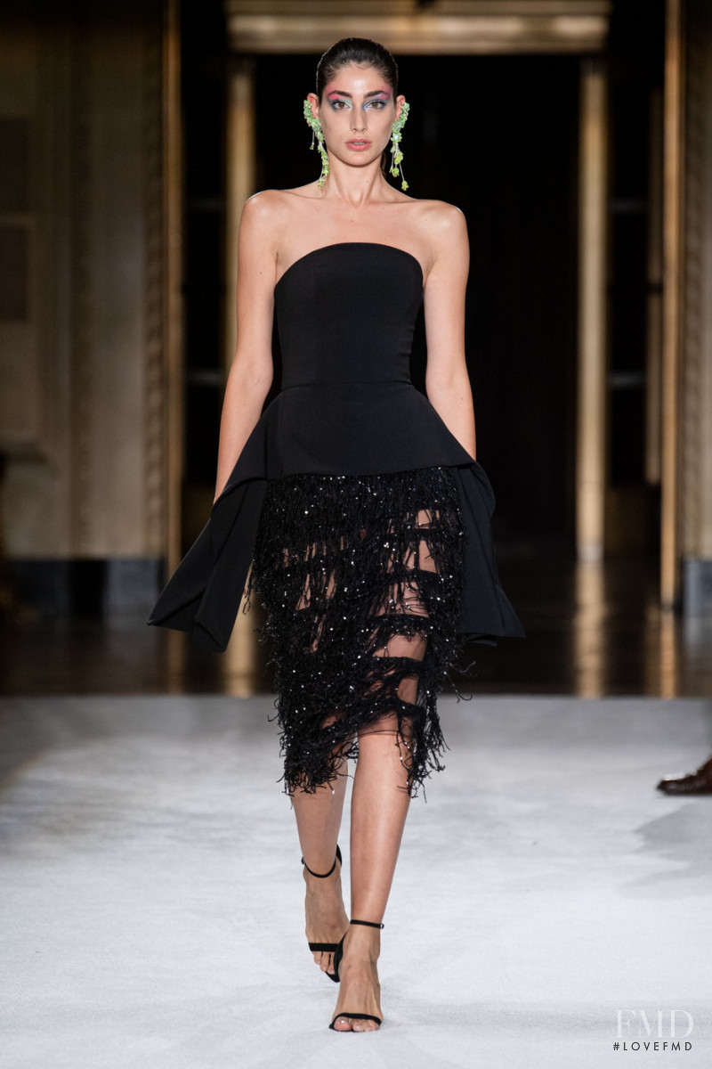 Carmen Fernandez featured in  the Christian Siriano fashion show for Spring/Summer 2020