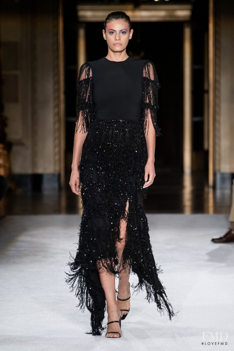 Alisar Ailabouni featured in  the Christian Siriano fashion show for Spring/Summer 2020