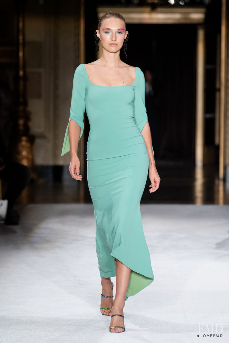 Manuela Frey featured in  the Christian Siriano fashion show for Spring/Summer 2020