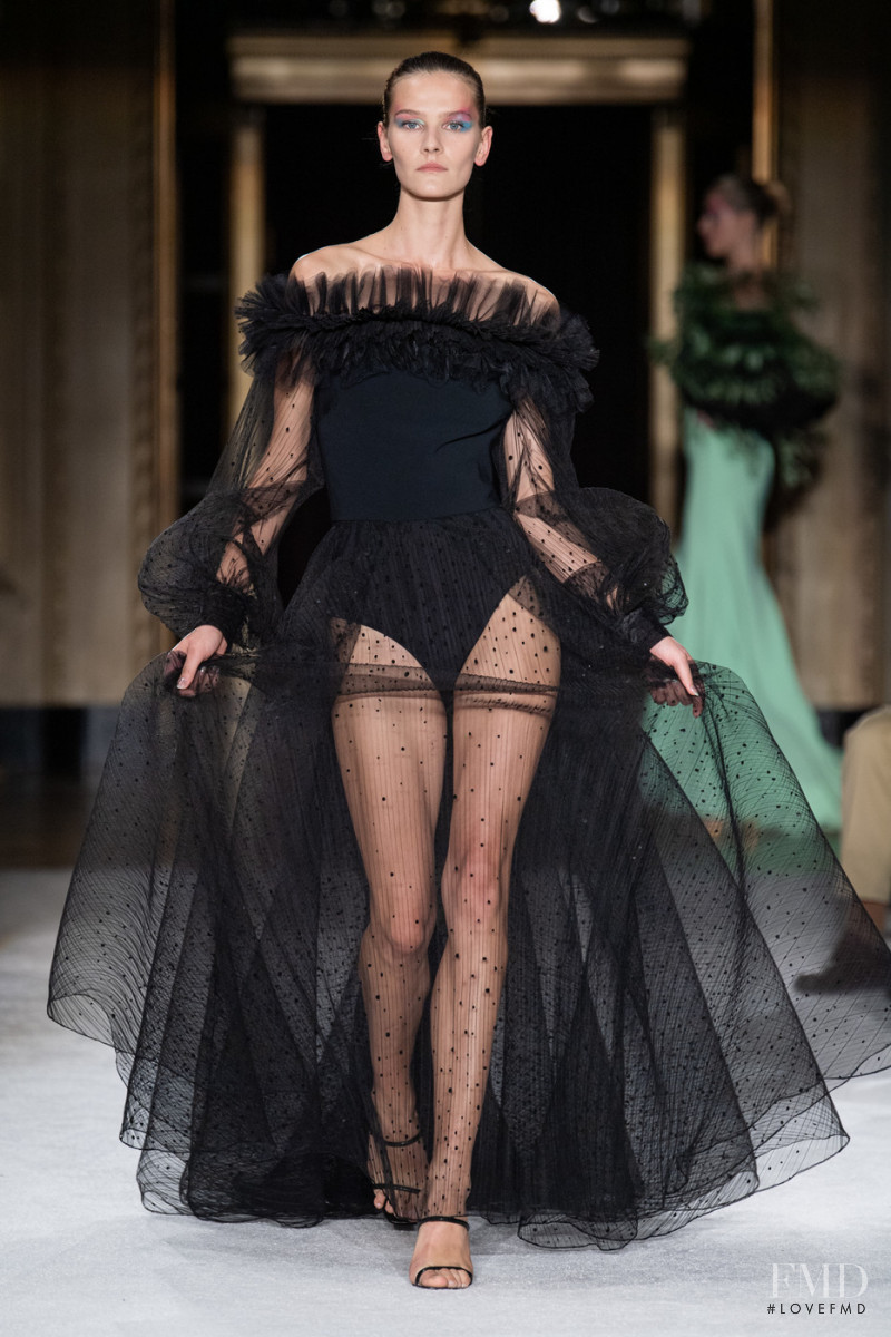 Magdalena Chachlica featured in  the Christian Siriano fashion show for Spring/Summer 2020