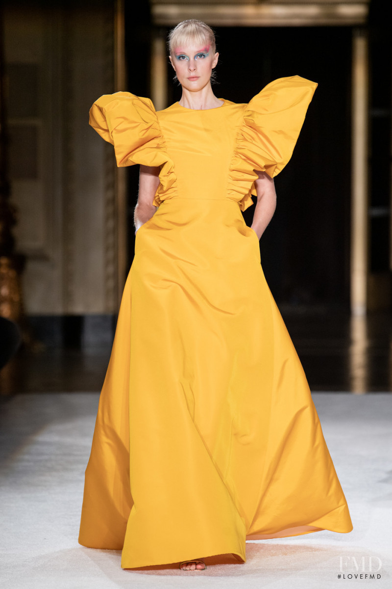 Jasmine Poulton featured in  the Christian Siriano fashion show for Spring/Summer 2020