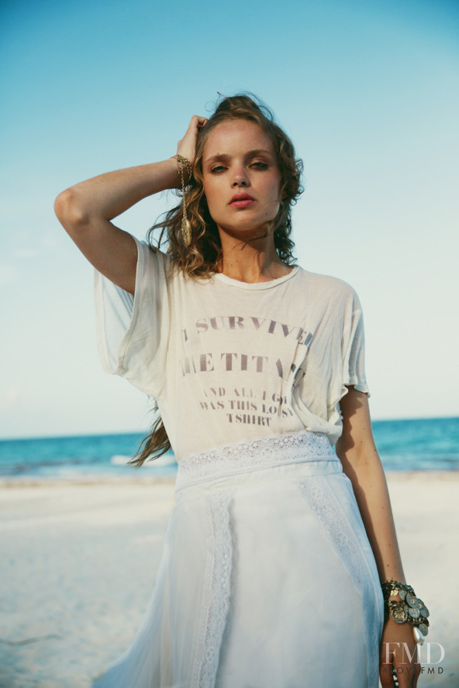 Svea Berlie featured in  the Wildfox lookbook for Spring 2014
