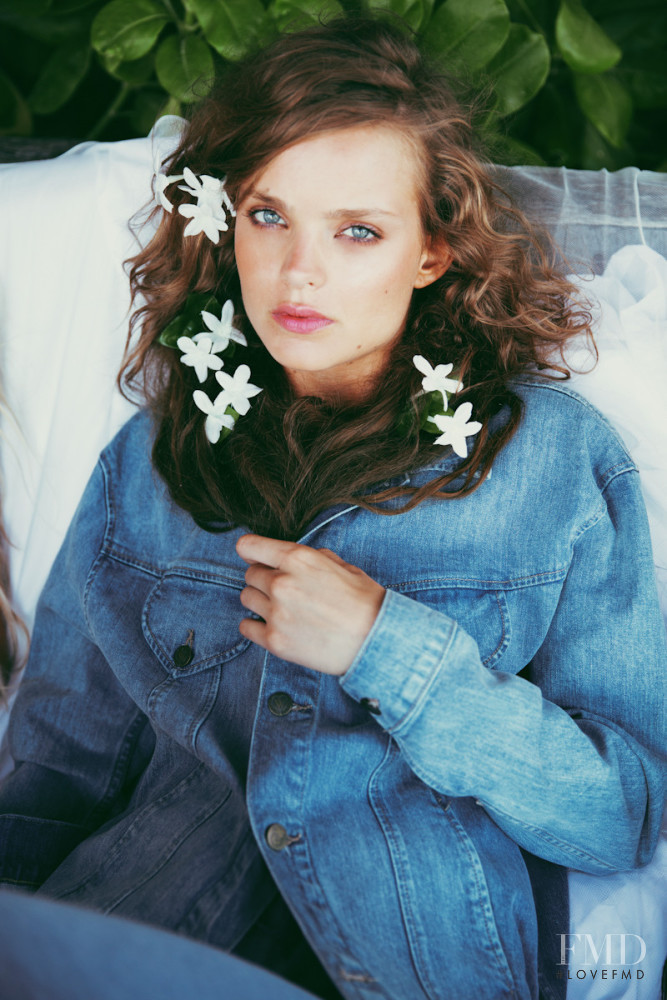 Svea Berlie featured in  the Wildfox lookbook for Spring 2014