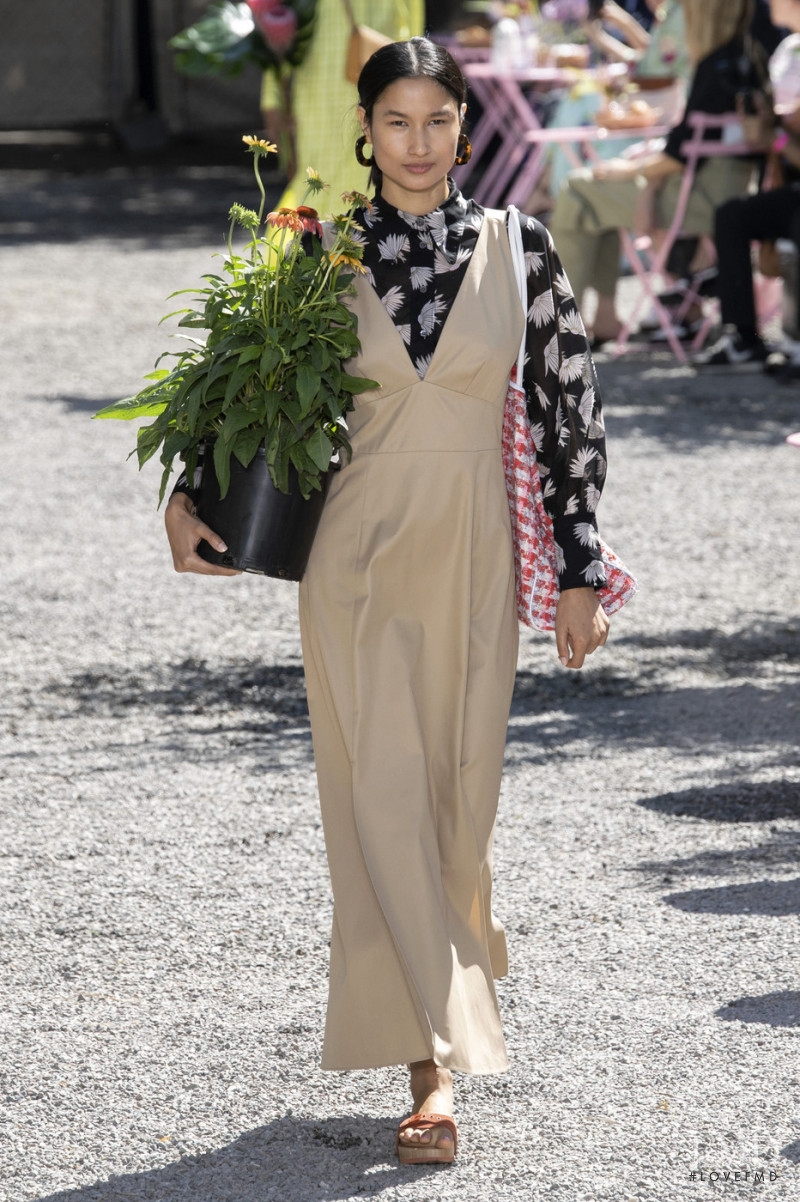 Varsha Thapa featured in  the Kate Spade New York fashion show for Spring/Summer 2020