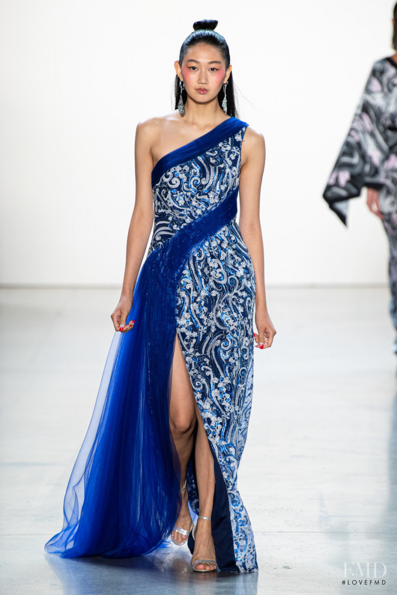 Yerim Ko featured in  the Tadashi Shoji fashion show for Spring/Summer 2020