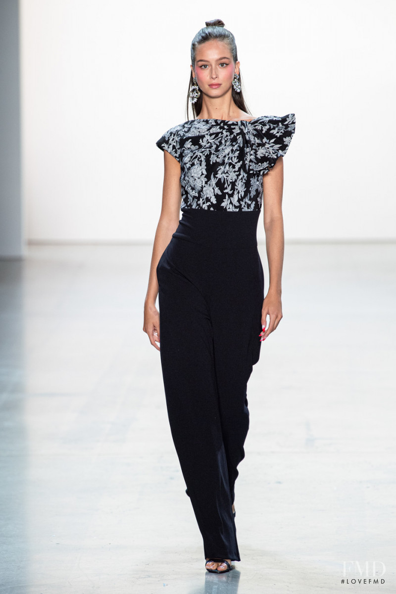 Chiara Corridori featured in  the Tadashi Shoji fashion show for Spring/Summer 2020