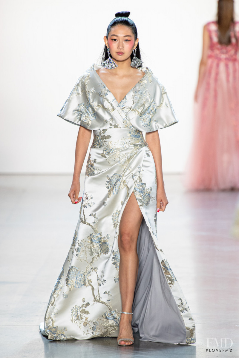 Yerim Ko featured in  the Tadashi Shoji fashion show for Spring/Summer 2020